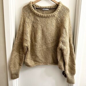 Zara Wool Blend Oversized Sweater size Small